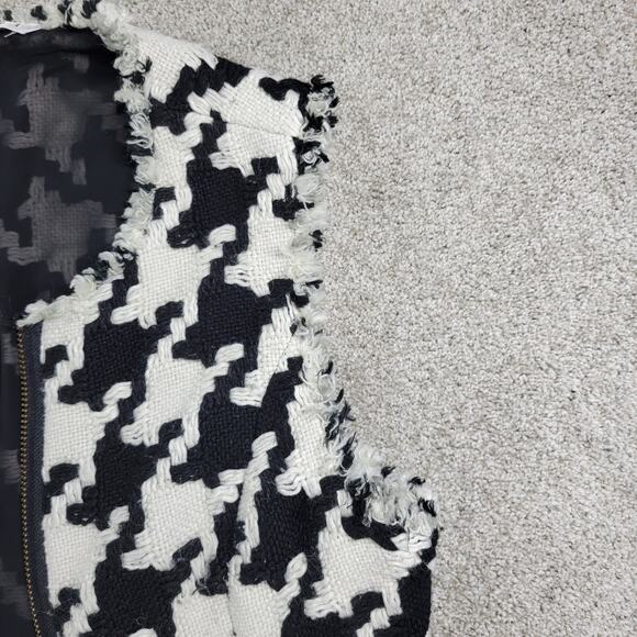 CAbi Black and White Houndstooth Vest - Picture 14 of 16